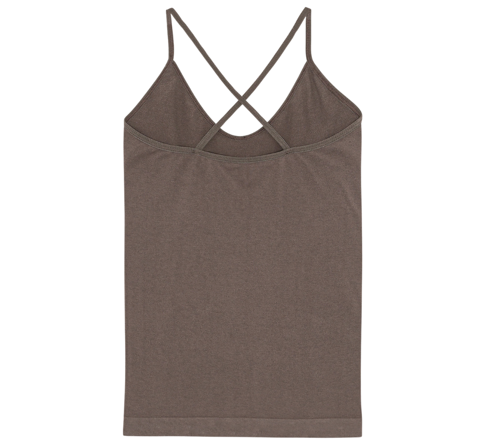 Stretch top - Stone Brown